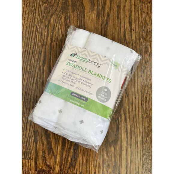 NEW ziggybaby Muslin Blanket Set - Picture 3 of 6